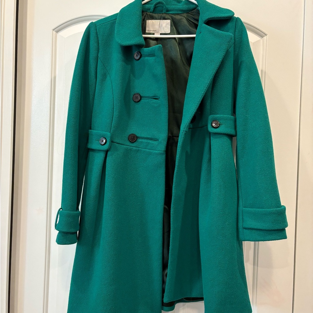 Elegant green Women's Coat